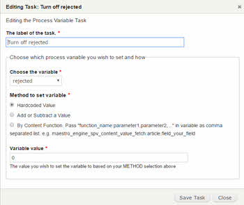 Task Editing via the Form API