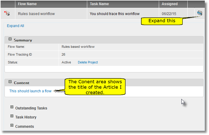 Step 4 - task console